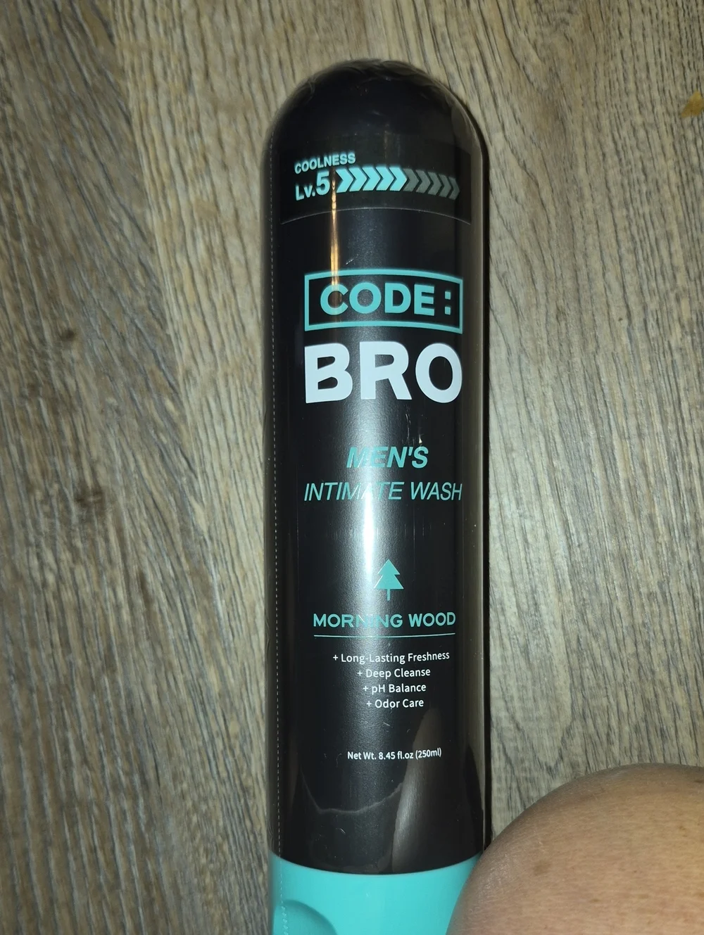 Men's Intimate Wash - Morning Wood (Teal on Black)